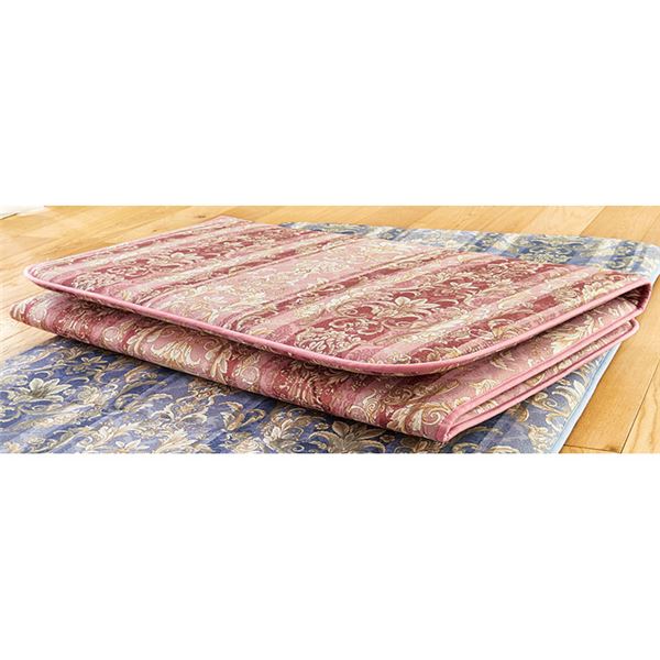 固わた マットレス/寝具 【ダブル ピンク】 約140×200cm 床付き軽減仕様 日本製 〔ベッドルーム 寝室 プレゼント〕