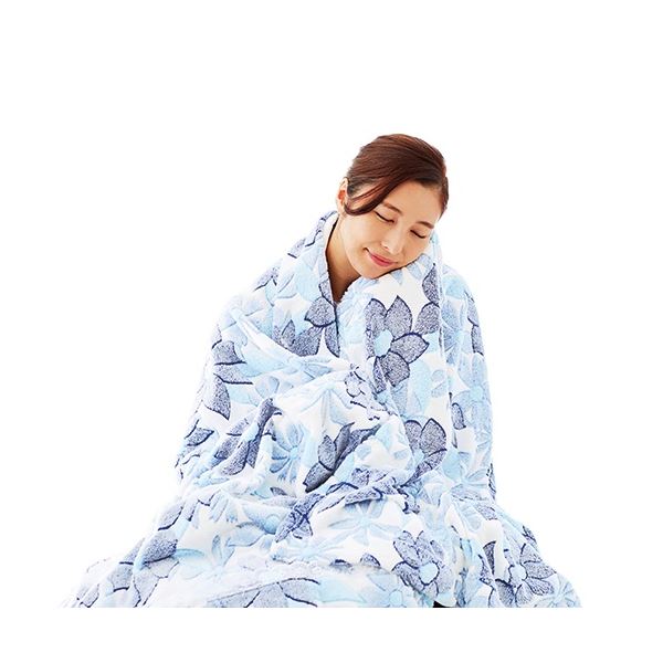 四季おりおり使える花柄ケット2色組