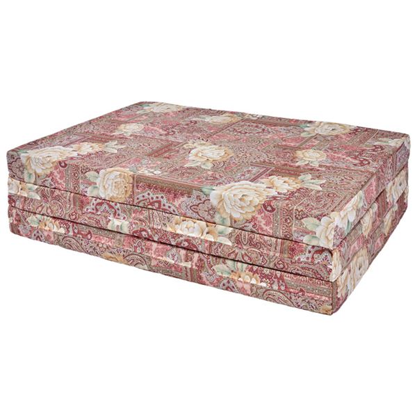 マットレス 寝具 シングル 97×201×8cm ピンク しっかり硬め 体圧分散 洗えるカバー