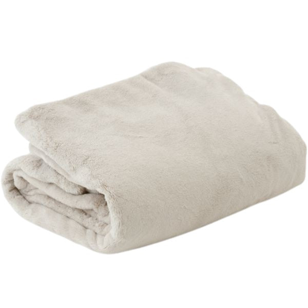 もこもこあったか 吸湿発熱機能付き毛布 【約140×200cm GY グレー】 シンプル 無地 節電