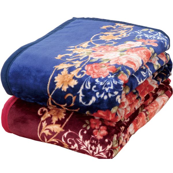 ニューマイヤー毛布&オーロラ敷パッドセットダブル4点セット【代引不可】