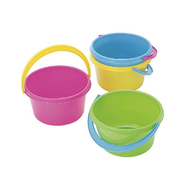 なかよしバケツ(4色×各3個)【計12個セット】 7132