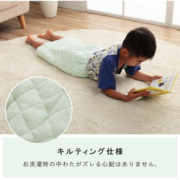 腹巻 キッズ ジュニア L 約40×50cm ピンク 綿100% 洗える 寝具 寝冷え対策 お昼寝 ゴム付き ズレない 着脱簡単【代引不可】