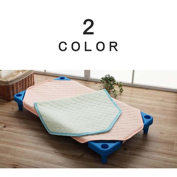 敷きパッド お昼寝 コット専用 約58×101cm ピンク コット本体別売 綿100% 洗える 寝具 保育園 キッズ ジュニア【代引不可】