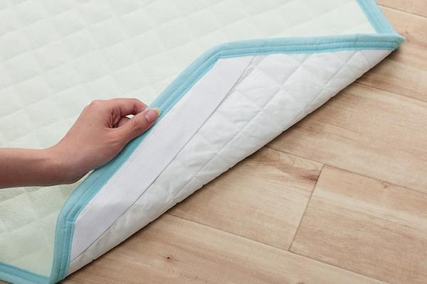 敷きパッド お昼寝 コット専用 約58×101cm ピンク コット本体別売 綿100% 洗える 寝具 保育園 キッズ ジュニア【代引不可】