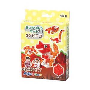 (まとめ)アーテック Artecブロック/カラーブロック 【きょうりゅうセット】 30pcs ABS製 【×15セット】