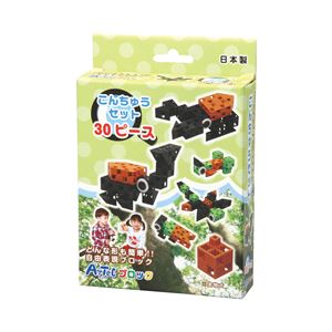 (まとめ)アーテック Artecブロック/カラーブロック 【こんちゅうセット】 30pcs ABS製 【×15セット】