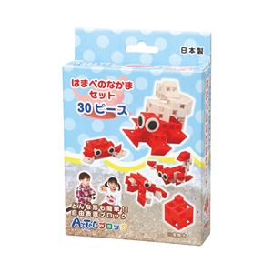 (まとめ)アーテック Artecブロック/カラーブロック 【はまべのなかまセット】 30pcs ABS製 【×15セット】